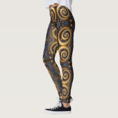 Azteekse kunst, levendig, weerspiegelt de cultuur leggings (Links)