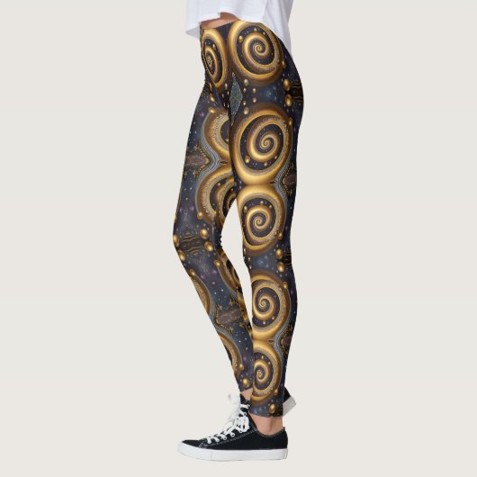 Azteekse kunst, levendig, weerspiegelt de cultuur leggings (Links)