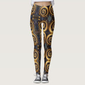 Azteekse kunst, levendig, weerspiegelt de cultuur leggings (Voorkant)