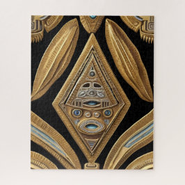 Azteekse kunst rijk en levendig legpuzzel