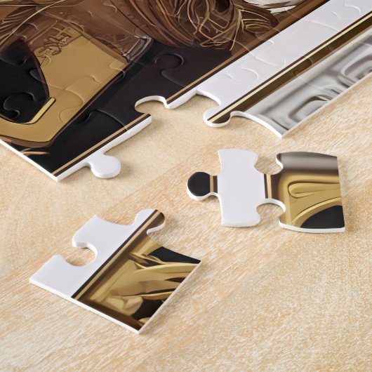 Azteekse kunst rijk en levendig legpuzzel (Zijkant)