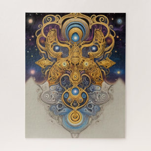 Azteekse kunst rijk en levendig legpuzzel