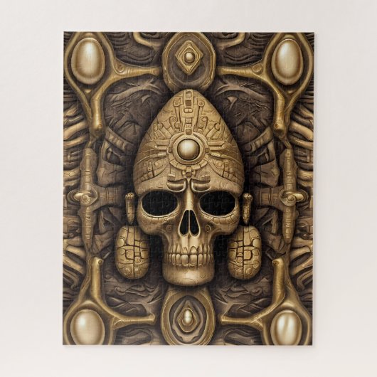 Azteekse kunst rijk en levendig legpuzzel (Verticaal)