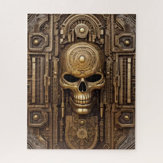 Azteekse kunst rijk en levendig legpuzzel (Verticaal)