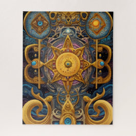 Azteekse kunst rijk en levendig legpuzzel