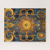 Azteekse kunst rijk en levendig legpuzzel (Horizontaal)