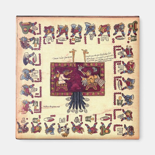 Azteekse kunstmagneet magneet (Voorkant)