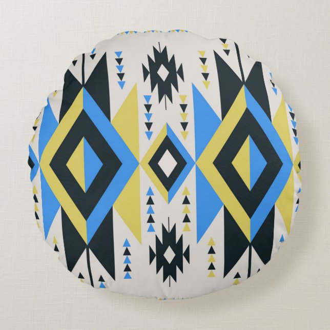 Azteekse links rond kussen (Voorkant)