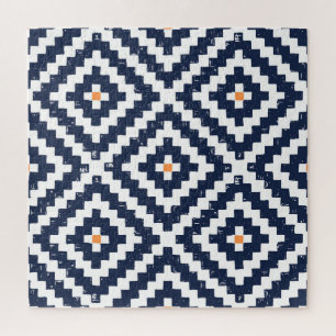 Azteekse Navajo etnische naadloze patroon Legpuzzel