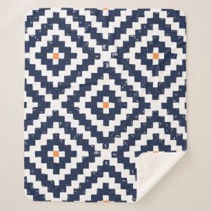 Azteekse Navajo etnische naadloze patroon Sherpa Deken
