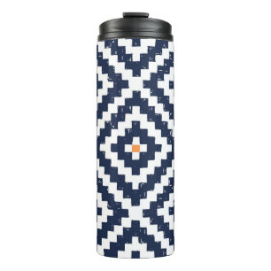 Azteekse Navajo etnische naadloze patroon Thermosbeker