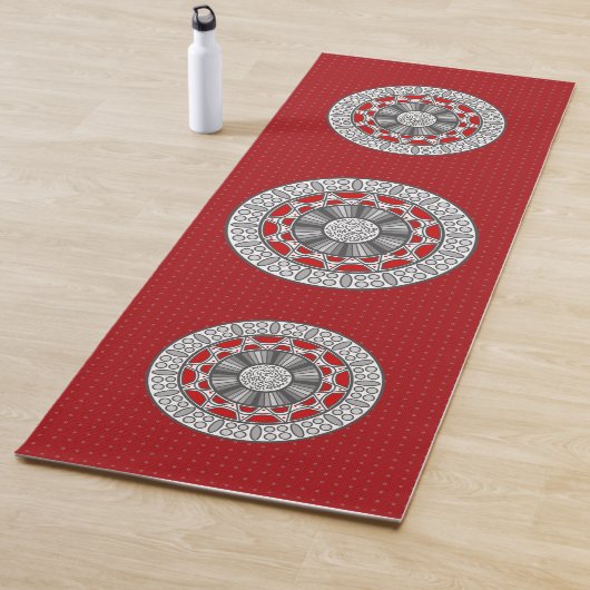 Azteekse ontmoet Alien Yoga Mat (In situ)