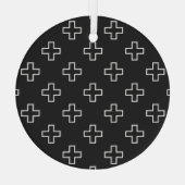 Azteekse parel: Mexicaans Sinaasappel bloesem prac Glas Ornament (Achterkant)