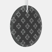 Azteekse parel: Mexicaans Sinaasappel bloesem prac Glas Ornament (Voorkant Rechts)