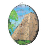 Azteekse piramide dartbord (Voorkant Rechts)