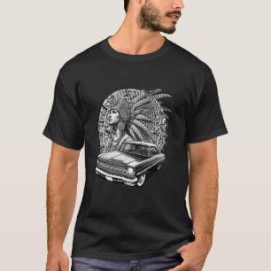 Azteekse Prinses Vrouw Chicano Mexicaanse Azteekse T-shirt