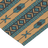 Azteekse print zuidwest design korte tafelloper (Hoek)