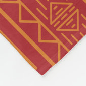 Azteekse retro: patroonontwerp. fleece deken (Hoek)