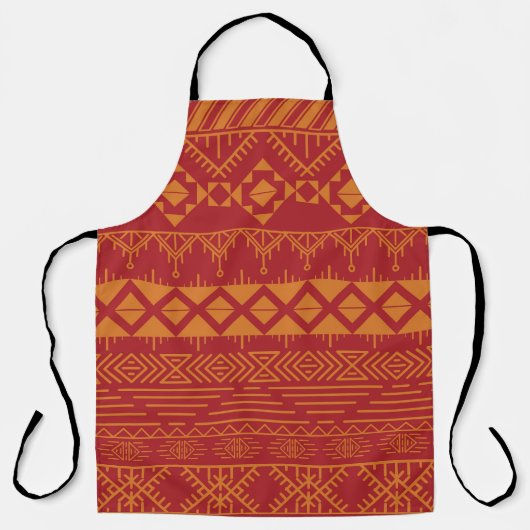 Azteekse retro: patroonontwerp. schort (Voorkant)