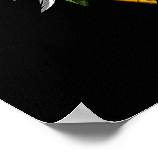 Azteekse serpent schedel krijger poster (Hoek)