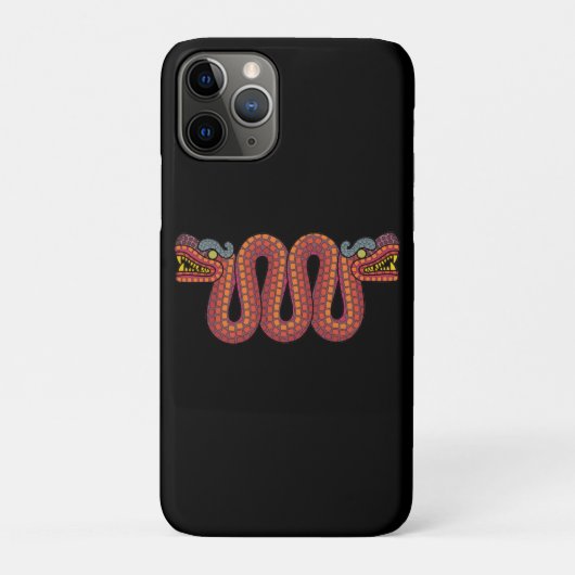 Azteekse slang met twee koppen Case-Mate iPhone case (Achterkant)