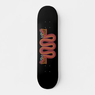 Azteekse slang met twee koppen persoonlijk skateboard