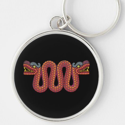 Azteekse slang sleutelhanger (Voorkant)