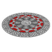 Azteekse Snijplank voor Glas Ontmoet Alien (Hoek)