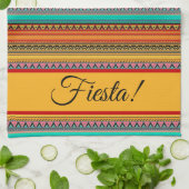 Azteekse strepen "Fiesta" Theedoek (Gevouwen)