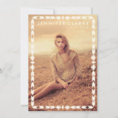 AZTEEKSE TRIBAL AFSTUDEERDER | UITNODIGING AFSTUDE (Voorkant)