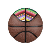 Azteekse Tribal Traditionele Textiel Kleurrijke Li Basketbal (Rechts)