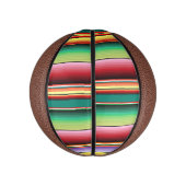 Azteekse Tribal Traditionele Textiel Kleurrijke Li Basketbal (Verticaal)