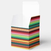 Azteekse Tribal Traditionele Textiel Kleurrijke Li Bedankdoosjes (Geopend)