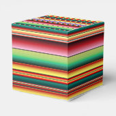 Azteekse Tribal Traditionele Textiel Kleurrijke Li Bedankdoosjes (Achterkant)