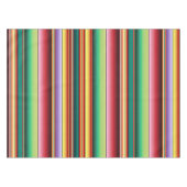 Azteekse Tribal Traditionele Textiel Kleurrijke Li Tafelkleed (Voorkant (Horizontaal))