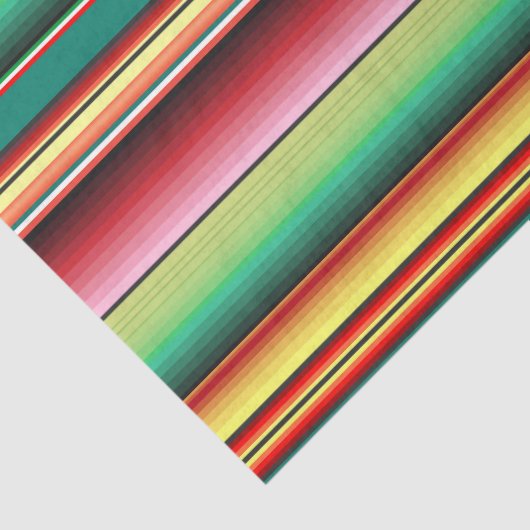 Azteekse Tribal Traditionele Textiel Kleurrijke Li Tissuepapier (Detail)