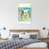 Azteekse veren ambachtslieden aan het werk canvas afdruk (Insitu (Slaapkamer))