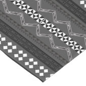 Azteekse zigzag abstract geometrisch patroon korte tafelloper (Hoek)