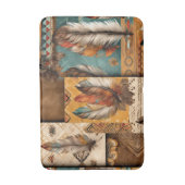 Azteekse zuidwestelijke stamveren badmat (Voorkant Verticaal)