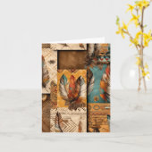 Azteekse zuidwestelijke stamveren kaart (Gele Bloem)