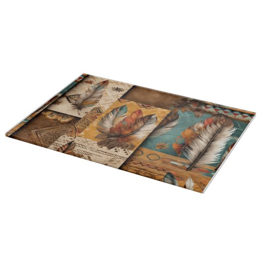 Azteekse zuidwestelijke stamveren snijplank (Hoek)