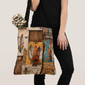 Azteekse zuidwestelijke stamveren tote bag (Dichtbij)