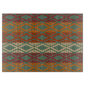 Azteekse zuidwestelijke tribale diamanten snijplank (Voorkant)