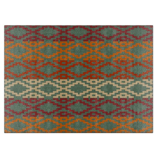 Azteekse zuidwestelijke tribale diamanten snijplank (Voorkant)