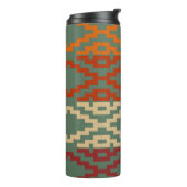 Azteekse zuidwestelijke tribale diamanten thermosbeker (Gedraaid links)
