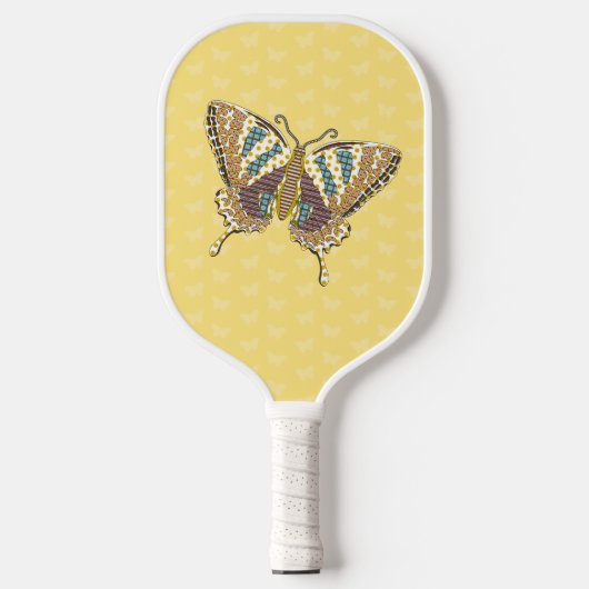 Azteekse zwaluwstaart pickleball paddle (Voorkant)