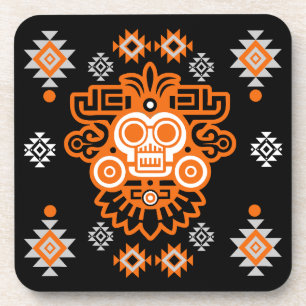 Azteken Arizona Print Bier Onderzetter