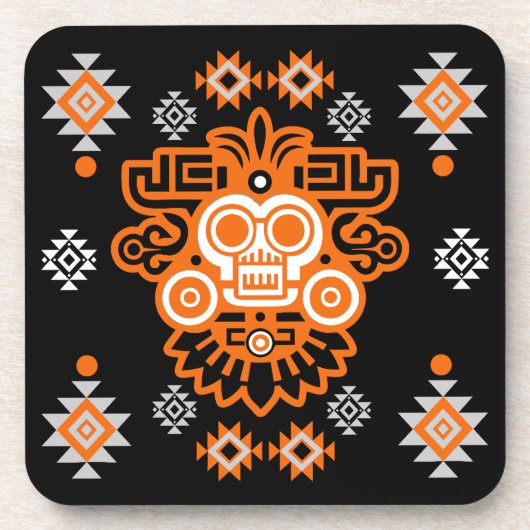 Azteken Arizona Print Bier Onderzetter (Voorkant)