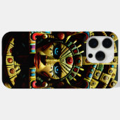 Azteken Gezichtpatroon Vier Case-Mate iPhone Case (Achterkant (horizontaal))