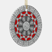 Azteken ontmoeten Alien Ornament (Rechts)